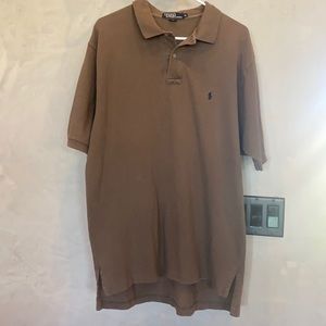 Polo collared shirt XL Brown